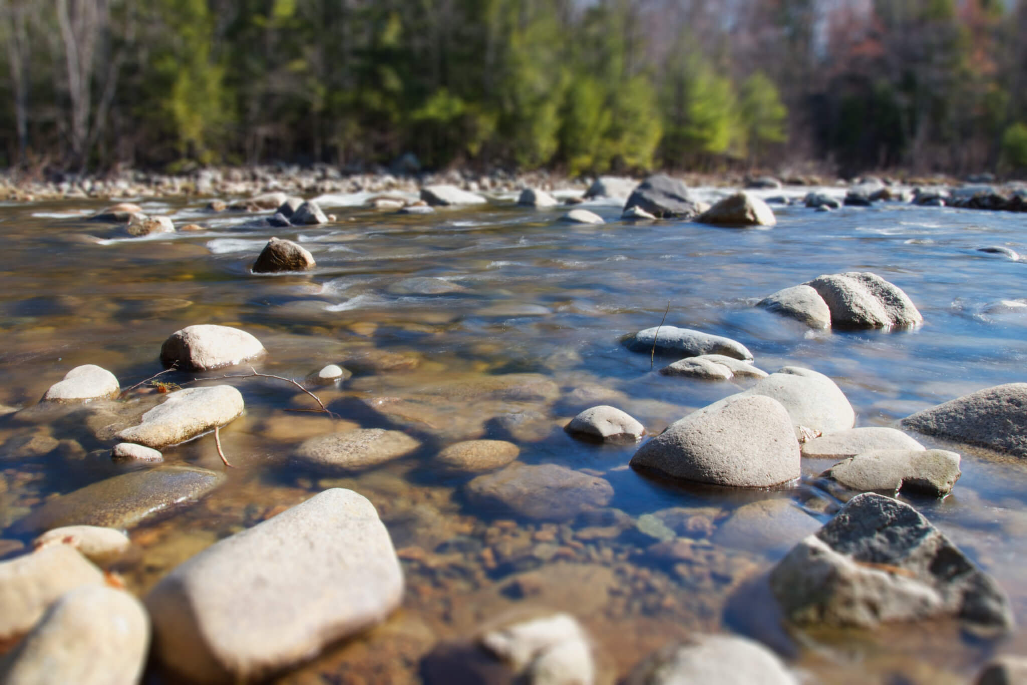 River and pebbles